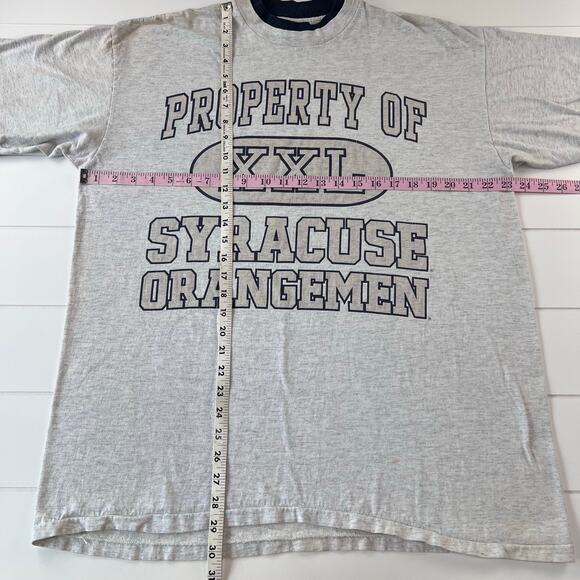 TNT vintage Syracuse University Property of XXL Orangemen Vintage T-Shirt SZ XL - Picture 4 of 9